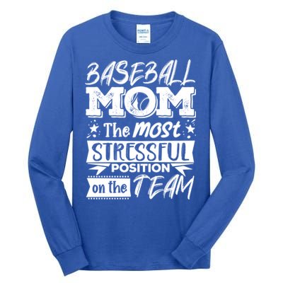 Baseball Mom Gift Baseball Lover Gift Tall Long Sleeve T-Shirt