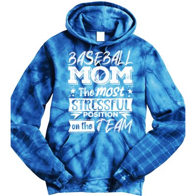 Baseball Mom Gift Baseball Lover Gift Tie Dye Hoodie