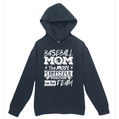 Baseball Mom Gift Baseball Lover Gift Urban Pullover Hoodie