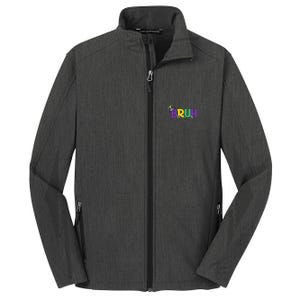 Bruh Mardi Gras Teens Mardi Gras Core Soft Shell Jacket