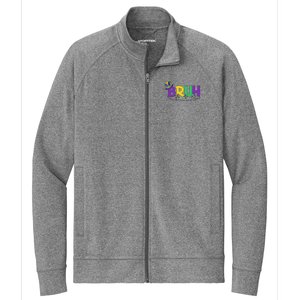 Bruh Mardi Gras Teens Mardi Gras Stretch Full-Zip Cadet Jacket