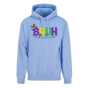 Bruh Mardi Gras Teens Mardi Gras Unisex Surf Hoodie