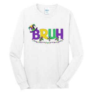 Bruh Mardi Gras Teens Mardi Gras Tall Long Sleeve T-Shirt