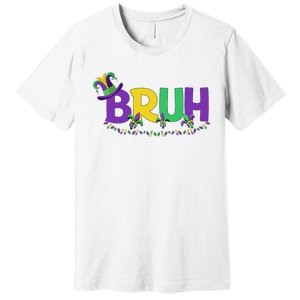 Bruh Mardi Gras Teens Mardi Gras Premium T-Shirt