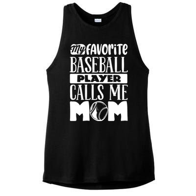 Baseball Mom Gift Baseball Lover Gift Ladies PosiCharge Tri-Blend Wicking Tank