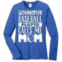 Baseball Mom Gift Baseball Lover Gift Ladies Long Sleeve Shirt