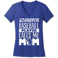 Baseball Mom Gift Baseball Lover Gift Women's V-Neck T-Shirt