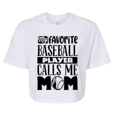 Baseball Mom Gift Baseball Lover Gift Bella+Canvas Jersey Crop Tee