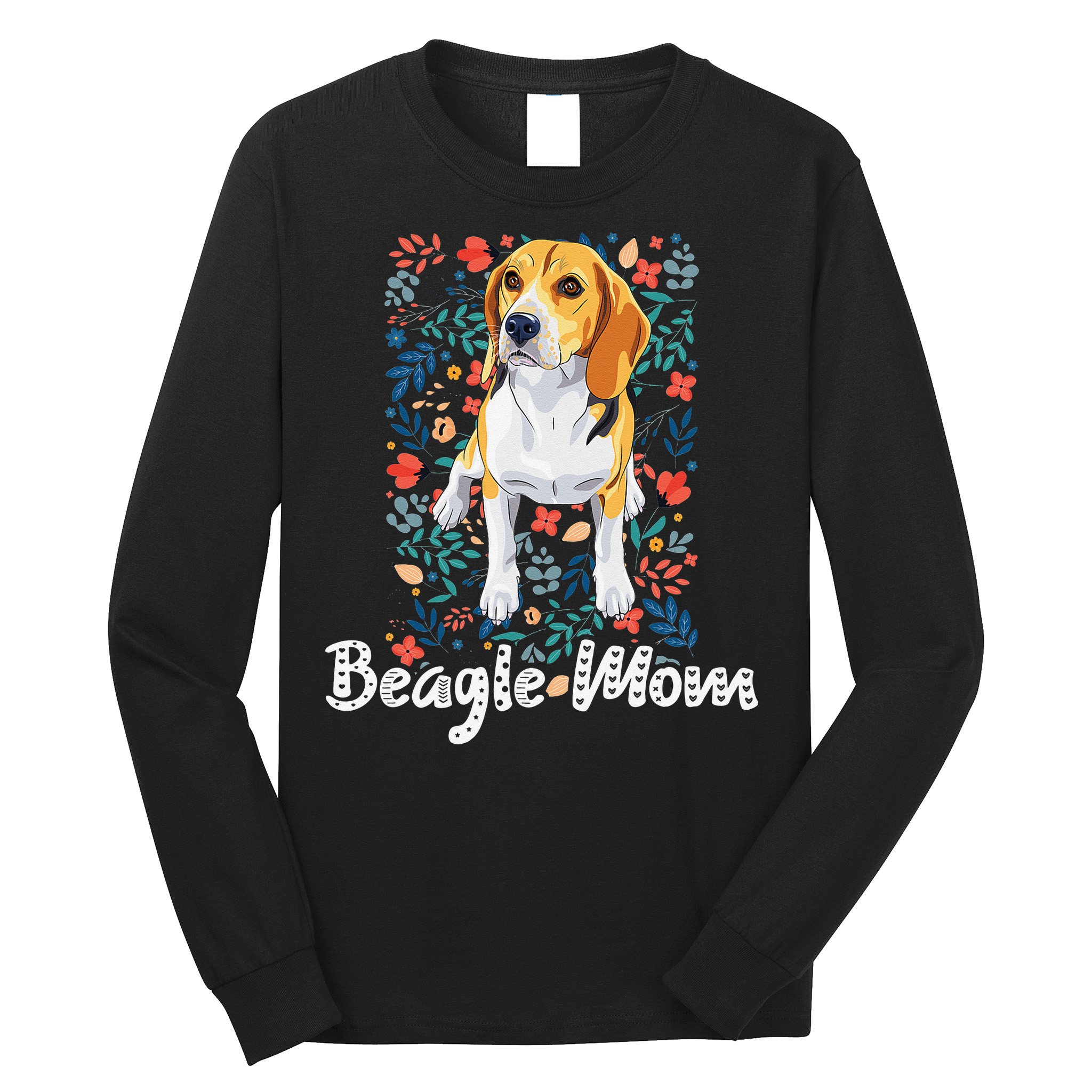 Beagle Mom Gifts for Dog Lovers & Beagle Mama Long Sleeve Shirt