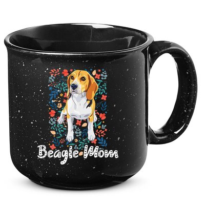 Beagle Mom Gifts for Dog Lovers & Beagle Mama 15oz Campfire Ceramic Mug