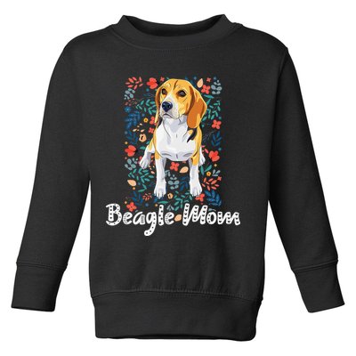 Beagle Mom Gifts for Dog Lovers & Beagle Mama Toddler Sweatshirt