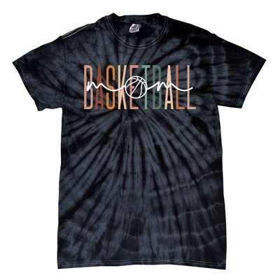 Basketball Mom Game Day Outfit Mothers Day Tie-Dye T-Shirt