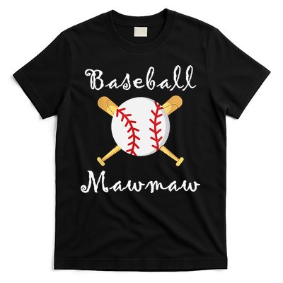 Baseball Mawmaw Grandsons Game Day Gifts To Cheer Grandma T-Shirt