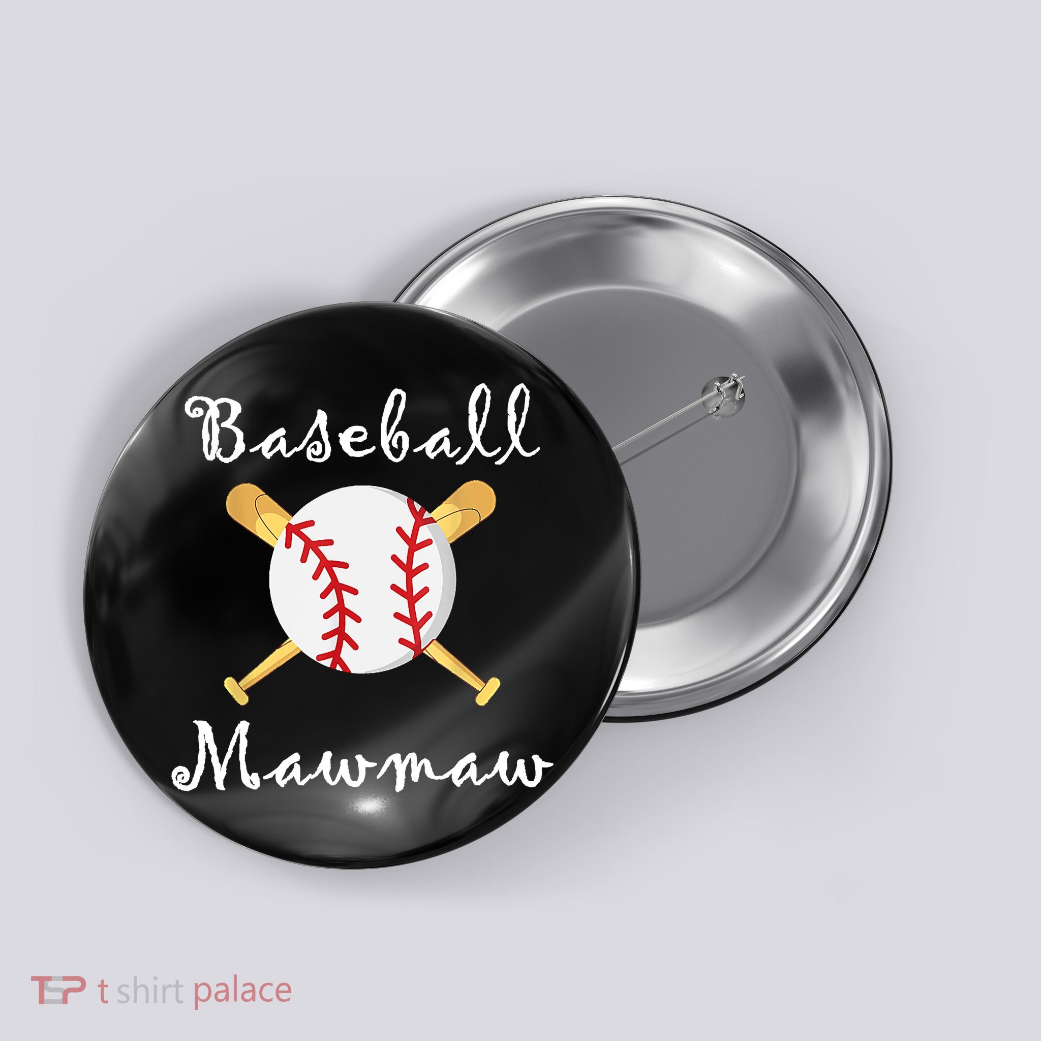 Baseball Mawmaw Grandsons Game Day Gifts To Cheer Grandma Button