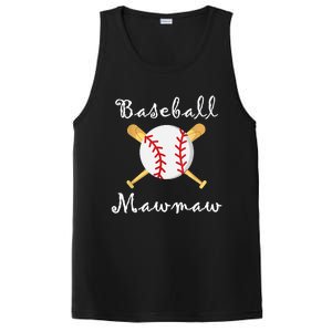 Baseball Mawmaw Grandsons Game Day Gifts To Cheer Grandma PosiCharge Competitor Tank