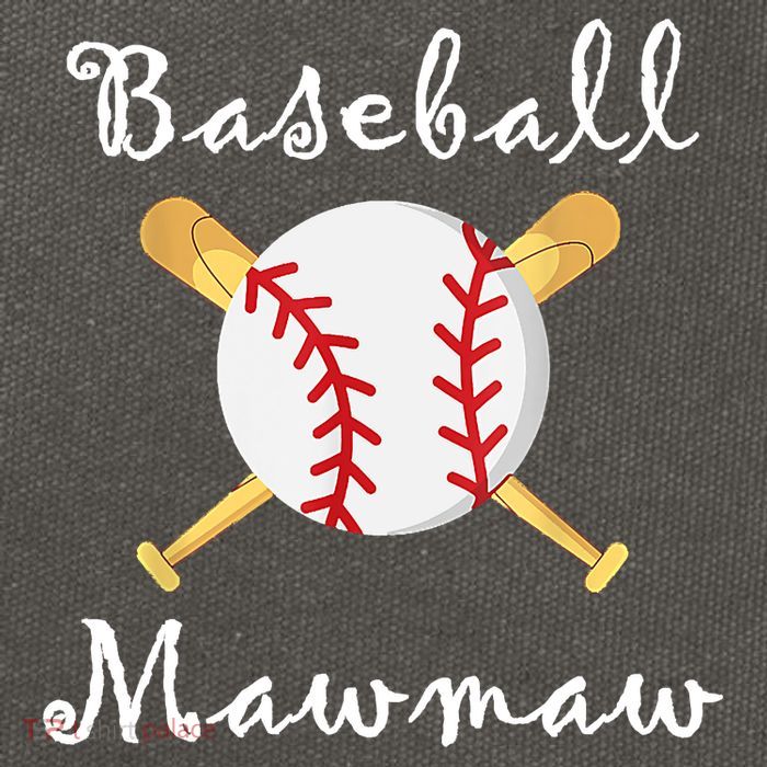 Baseball Mawmaw Grandsons Game Day Gifts To Cheer Grandma Cotton Canvas Backpack