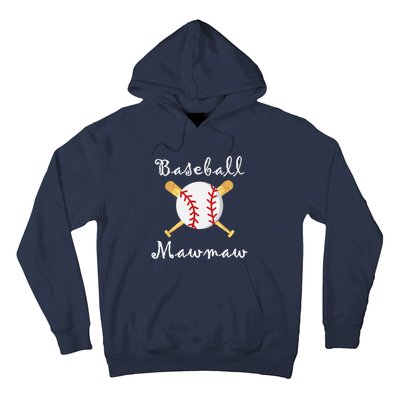 Baseball Mawmaw Grandsons Game Day Gifts To Cheer Grandma Hoodie