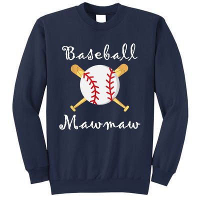 Baseball Mawmaw Grandsons Game Day Gifts To Cheer Grandma Sweatshirt