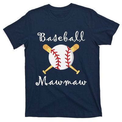 Baseball Mawmaw Grandsons Game Day Gifts To Cheer Grandma T-Shirt