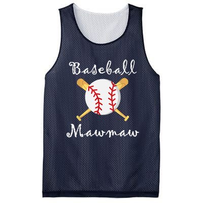 Baseball Mawmaw Grandsons Game Day Gifts To Cheer Grandma Mesh Reversible Basketball Jersey Tank