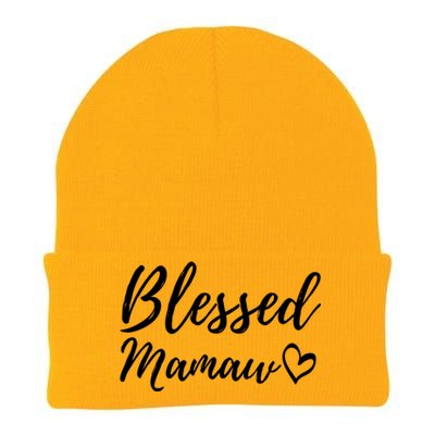 Blessed Mamaw Gift Christmas Family Matching Thanksgiving Gift Knit Cap Winter Beanie