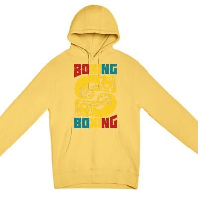 Boxing Meaningful Gift Premium Pullover Hoodie