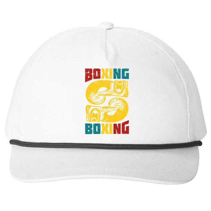 Boxing Meaningful Gift Snapback Five-Panel Rope Hat