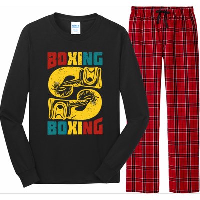 Boxing Meaningful Gift Long Sleeve Pajama Set