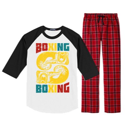 Boxing Meaningful Gift Raglan Sleeve Pajama Set