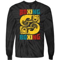 Boxing Meaningful Gift Tie-Dye Long Sleeve Shirt