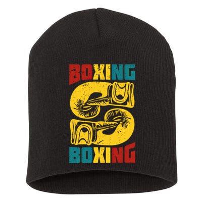 Boxing Meaningful Gift Short Acrylic Beanie