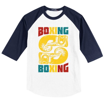 Boxing Meaningful Gift Baseball Sleeve Shirt