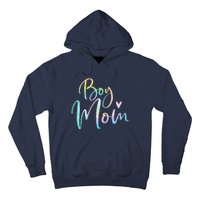 Boy Mom Gifts For Mother Mama Of Boy Tie Dye Hoodie