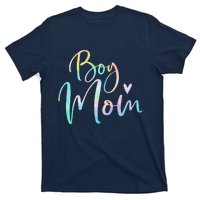 Boy Mom Gifts For Mother Mama Of Boy Tie Dye T-Shirt