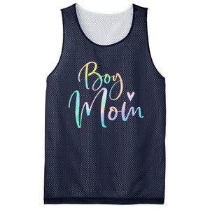 Boy Mom Gifts For Mother Mama Of Boy Tie Dye Mesh Reversible Basketball Jersey Tank