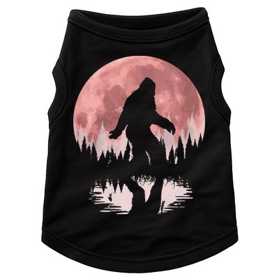 Bigfoot Moon Graphic Night Forest! Cool Sasquatch Doggie Tank