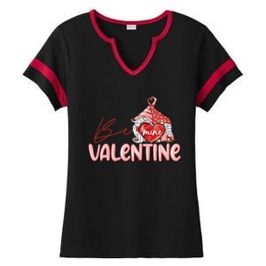 Be Mine Gnomes Happy Valentines Day Gnomes Couple Matching Ladies Halftime Notch Neck Tee