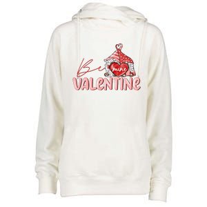 Be Mine Gnomes Happy Valentines Day Gnomes Couple Matching Womens Funnel Neck Pullover Hood