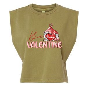 Be Mine Gnomes Happy Valentines Day Gnomes Couple Matching Garment-Dyed Women's Muscle Tee