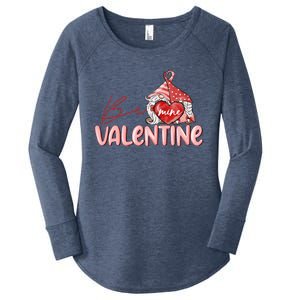 Be Mine Gnomes Happy Valentines Day Gnomes Couple Matching Women's Perfect Tri Tunic Long Sleeve Shirt