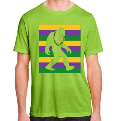 Bigfoot Mardi Gras Festive Adult ChromaSoft Performance T-Shirt