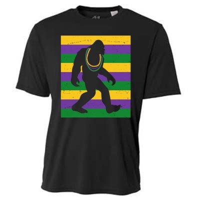 Bigfoot Mardi Gras Festive Cooling Performance Crew T-Shirt