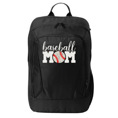 Baseball Mom Gift Cheering Mother Of Outfit Cool Gift City Backpack