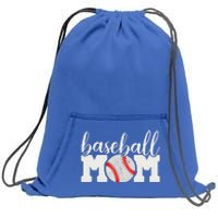 Baseball Mom Gift Cheering Mother Of Outfit Cool Gift Sweatshirt Cinch Pack Bag