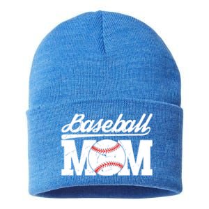 Baseball Mom Gift Sustainable Knit Beanie