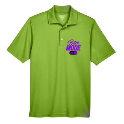 Bitch Mode Gift Men's Origin Performance Pique Polo