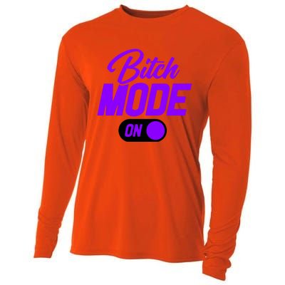 Bitch Mode Gift Cooling Performance Long Sleeve Crew