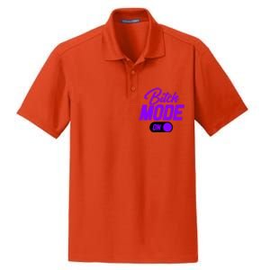 Bitch Mode Gift Dry Zone Grid Polo