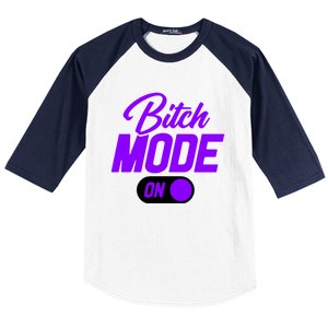 Bitch Mode Gift Baseball Sleeve Shirt