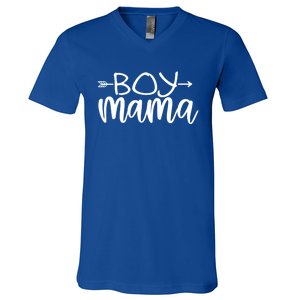 Boy Mama Graphic Mom Gift V-Neck T-Shirt